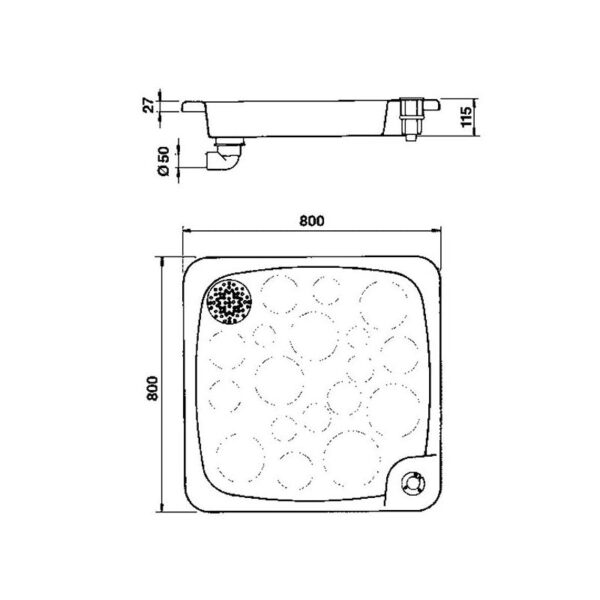Plato ducha con anclaje - Imagen 2