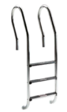 05487 I  escalera  MODELO MIXTO con peldaños modelo luxe 5 peldaños AISI-316