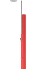 74052CL154 I  Ducha Chrome  solar color rojo
