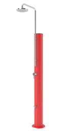 74052CL154 I Ducha Chrome solar color rojo